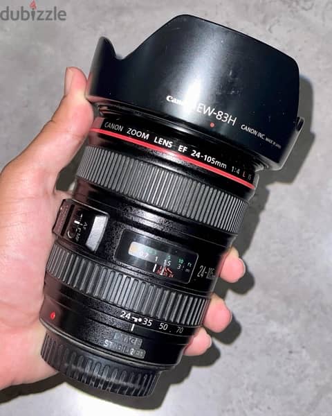 For sale Canon 24-105 f4 L USM lens 1