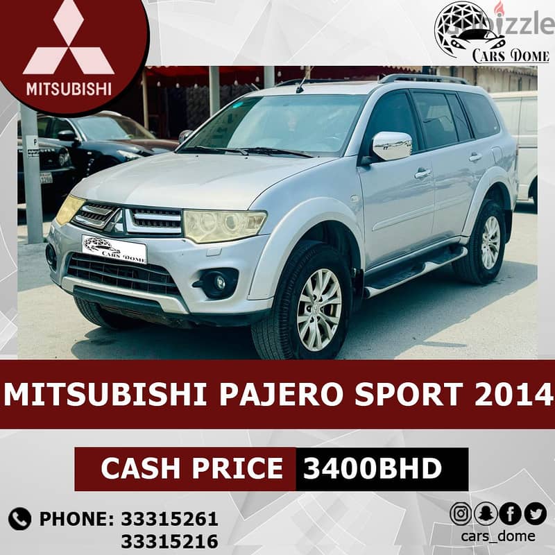 Mitsubishi Pajero Sport 4WD 2014 Full ميتسوبيشي باجيرو سبورت 7