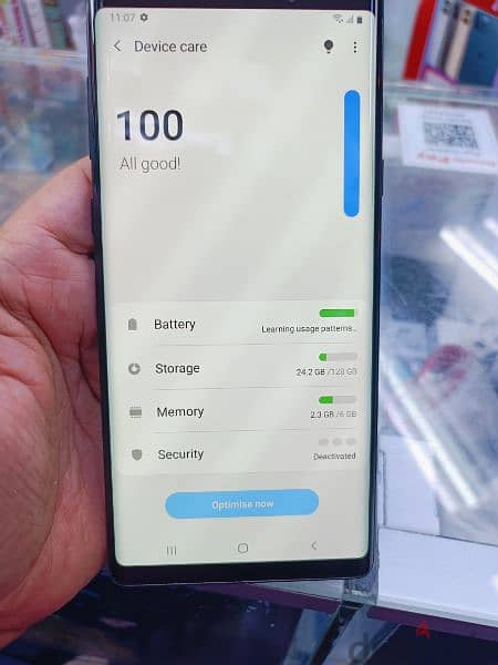 Samsung note9.6gb ram 128 GB storage 6