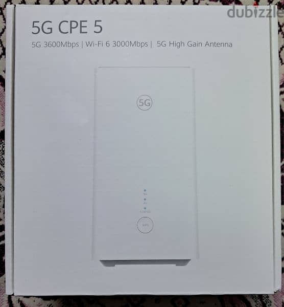 StC 5G cpe 5 with wifi⁶ delivery available 0