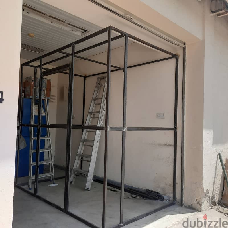 Maintenance, tiles fixing, parking shade, steel work, Block wall, pain 6