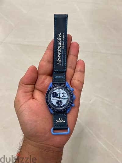 swatch x omega super blue limeted edition Newساعه