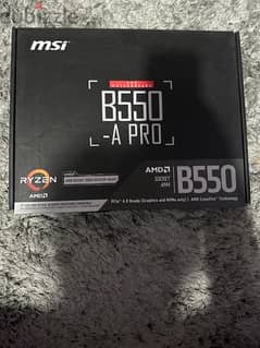 msi B550-A PRO motherboard 0