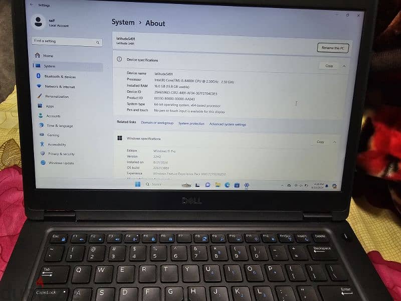 Dell latitude 5491 16gb RAM 2