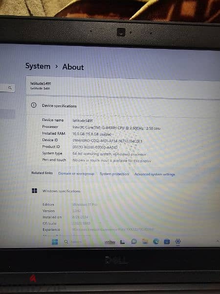 Dell latitude 5491 16gb RAM 3