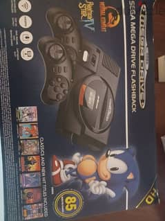 sega mega drive console with 85 games 0