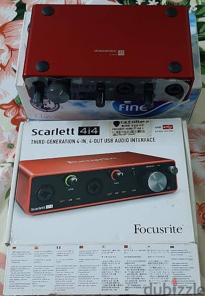 AUDIO STUDIO INTERFAEC FOCUSRITE 4I4 GENERATION 3 FOR SALE 4