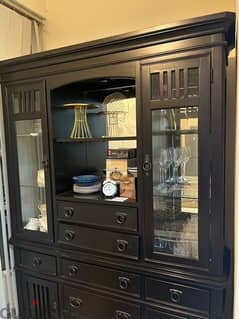 dark wood cabinet 0