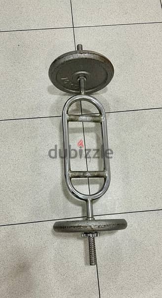 bar with weights 25 kg 0