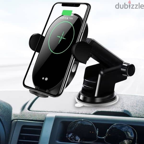 New H5 Fast Wireless Charger 15W Auto Wireless Car Charger Holder Fast 1