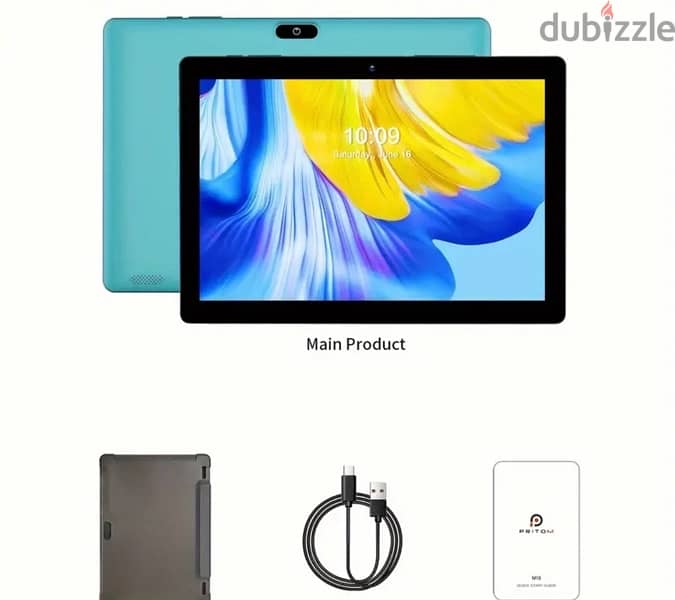 Dual Camera, Tablet PC, New 2024, Google GMS Certified, Wi-Fi 4