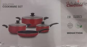 Non stick cookware set 7pcs only bd 12.5 0