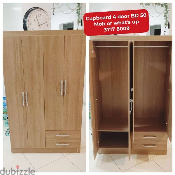 Cupboard 4 door and other household items for sale with delivery 1