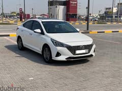 Hyundai Accent 2021 white 0