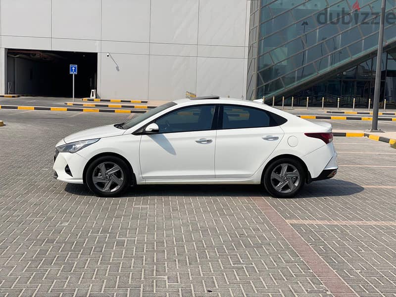 Hyundai Accent 2021 white 2