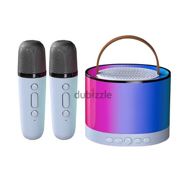 K52 Bluetooth Speaker with Light with Wireless Microphone 1