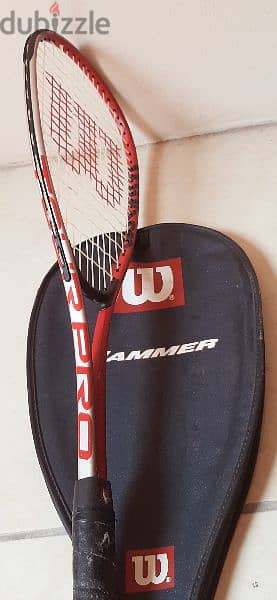 Wilson hammer tour pro squash racket 1