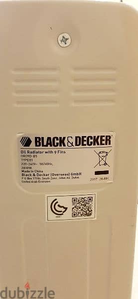 Black & Decker Room Heater 9 fins (2000W) 3