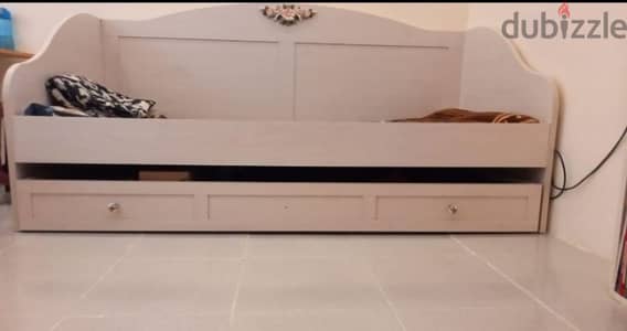 a single bed with mattress for sale