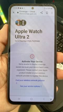 Apple Watch Ultra2 new non active 49mm