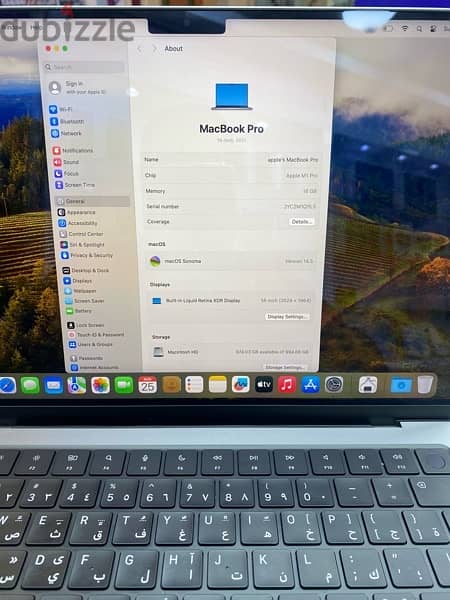 Used MacBook Pro 14inch M1 Pro 1TB 5