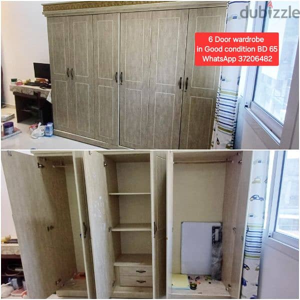 Slightly used 2 door wardrobe and other items for sale with Delivery 3