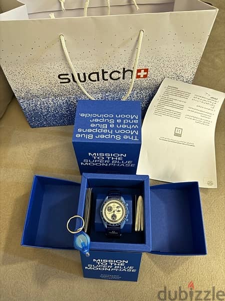 Omega Swatch Super Blue Moon Limited Edition 2