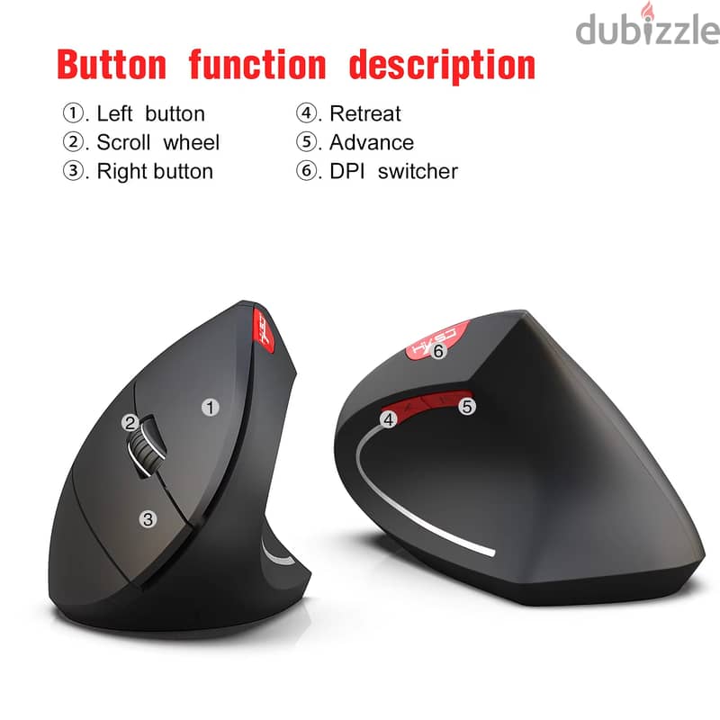 HXSJ Wireless / Bluetooth Mouse 3