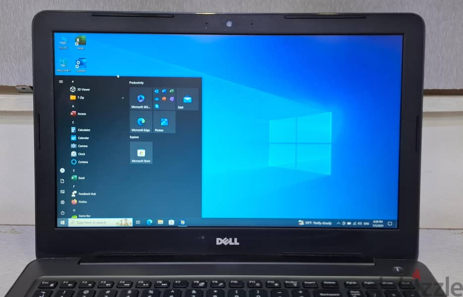 DELL Core i7 7th Generation Laptop 15.6" FHD Screen 8GB RAM 256GB SSD 9