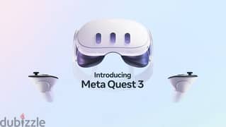 للبع نظارة vr meta quest3 بحالة الجديده مع جميع المرفقات