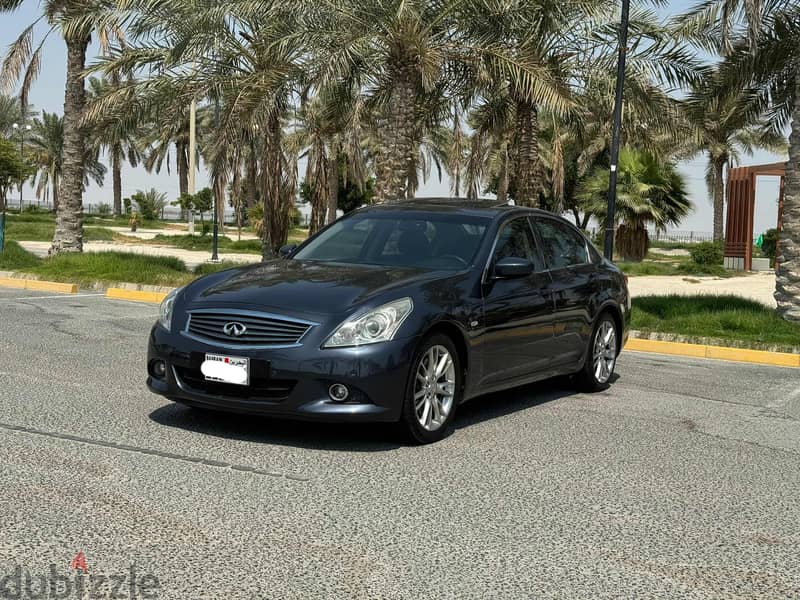 Infiniti G25 2013 blue 1