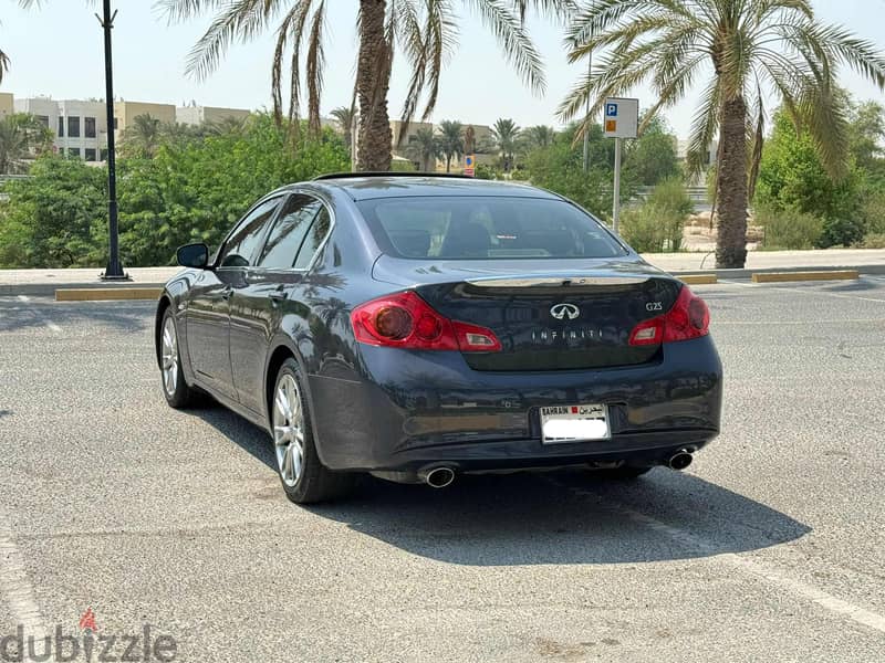 Infiniti G25 2013 blue 5