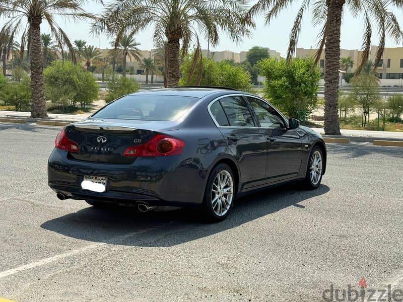 Infiniti G25 2013 blue 6