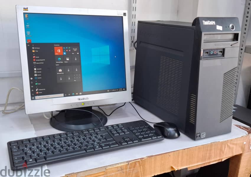 LENOVO i5 4th Generation Computer Set with Monitor 500GB HDD 4GB RAM 2