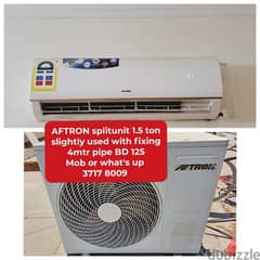 Aftron splitunit 1.5 ton and other household items for sale