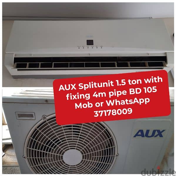 Aftron splitunit 1.5 ton and other household items for sale 17