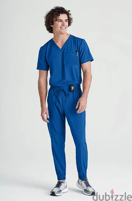 GREYS ANATOMY EVOLVE SCRUBS COLOR: ROYAL BLUE (BRAND NEW) FREE DELIVE 2