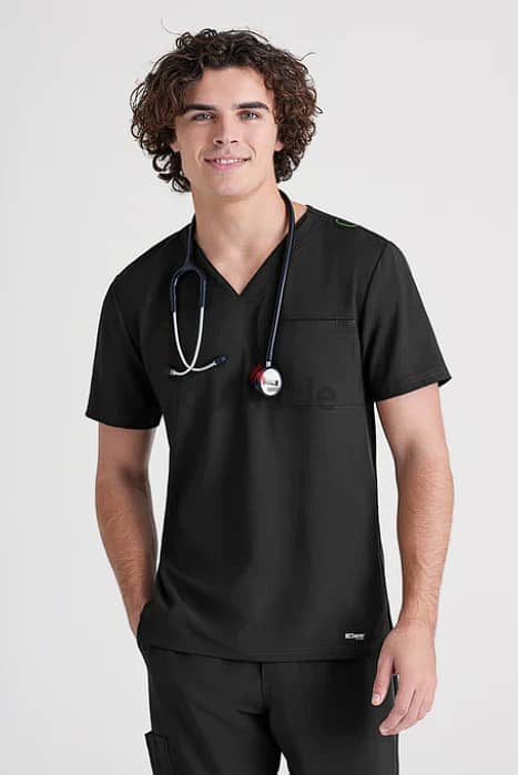 GREYS ANATOMY EVOLVE SCRUBS COLOR: RLACK (BRAND NEW) FREE DELIVERY 1