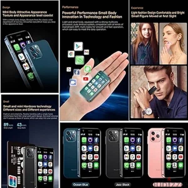 iphone Mini Smart Phone dual Sim 2GB Ram 16 GB Rom 3