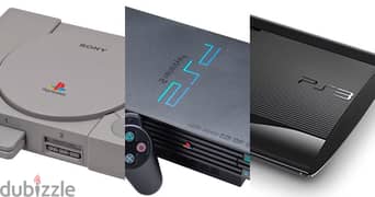 looking for ps1/ps2/ps3 games or boxed consoles 0