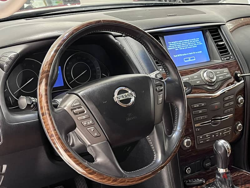 NISSAN PATROL PLATINUM V8 MODEL 2015 FOR SALE 9