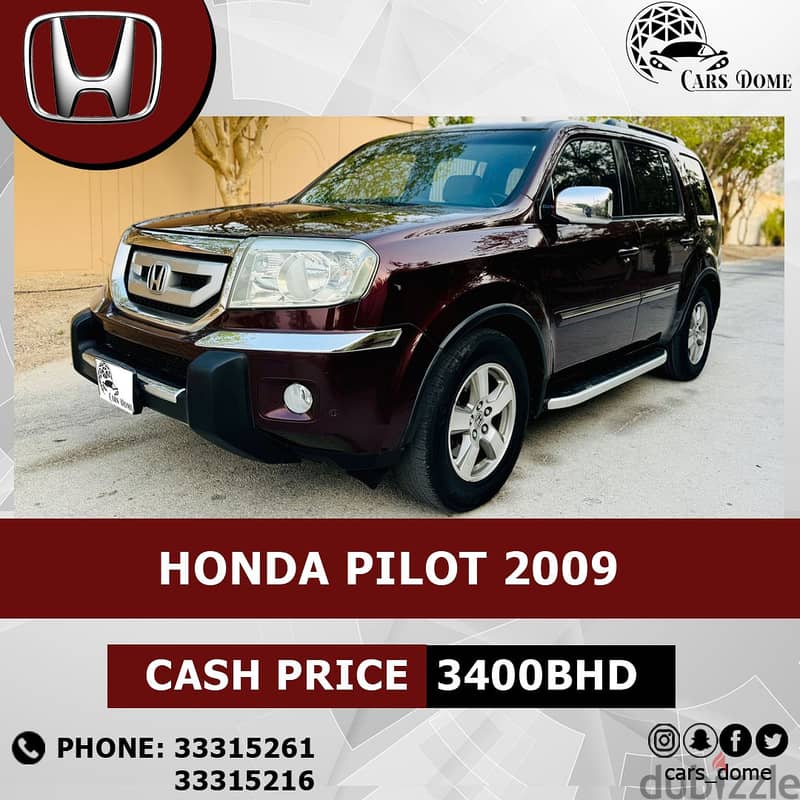 Honda Pilot 2009 Full هوندا بايلوت 7