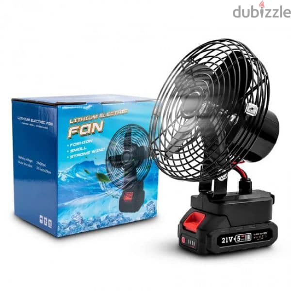 Lithium Electric Fan (21V) Free Delivery All over Bahrain 1