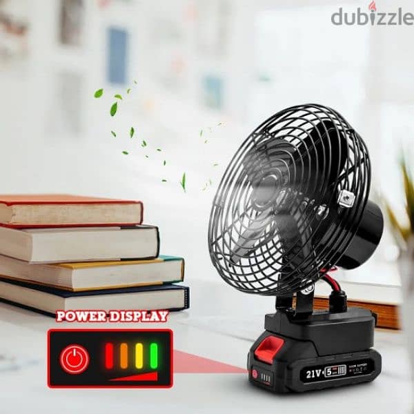 Lithium Electric Fan (21V) Free Delivery All over Bahrain 2