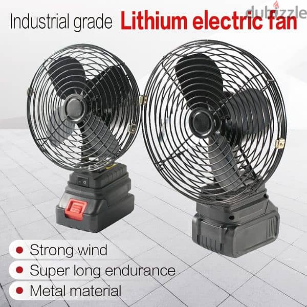 Lithium Electric Fan (21V) Free Delivery All over Bahrain 3