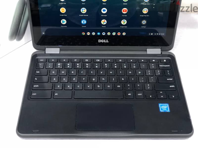 DELL 2 In 1 Chromebook (FREE AirPods Max) Built-in Play Store 11.6" 3