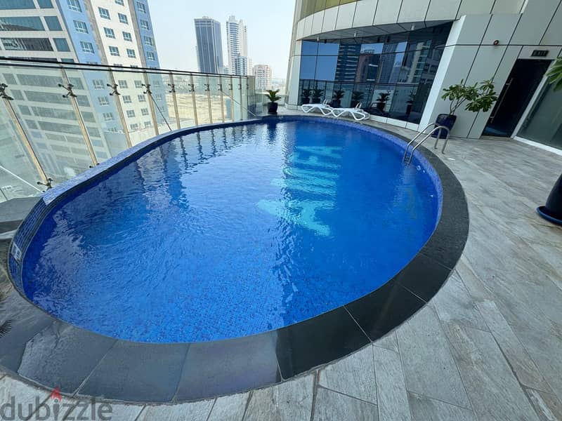 Luxurious Studio/Great view/ Pool,GYM,Cinema 4