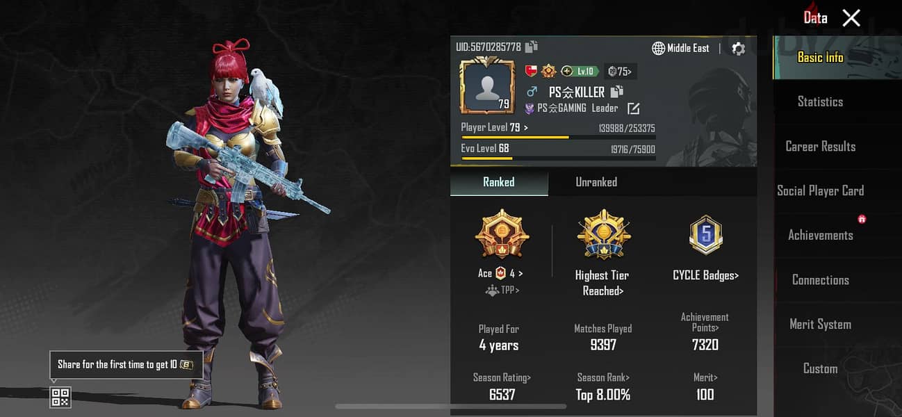 pubg pro acc for cheap 1