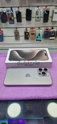 iPhone 15pro max natural Titanium 256GB