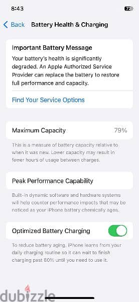 I phone 11 pro 64 GB Golden color battery health79 with original cable 6